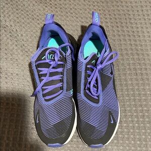 Nike Women's Purple and Black Sneakers